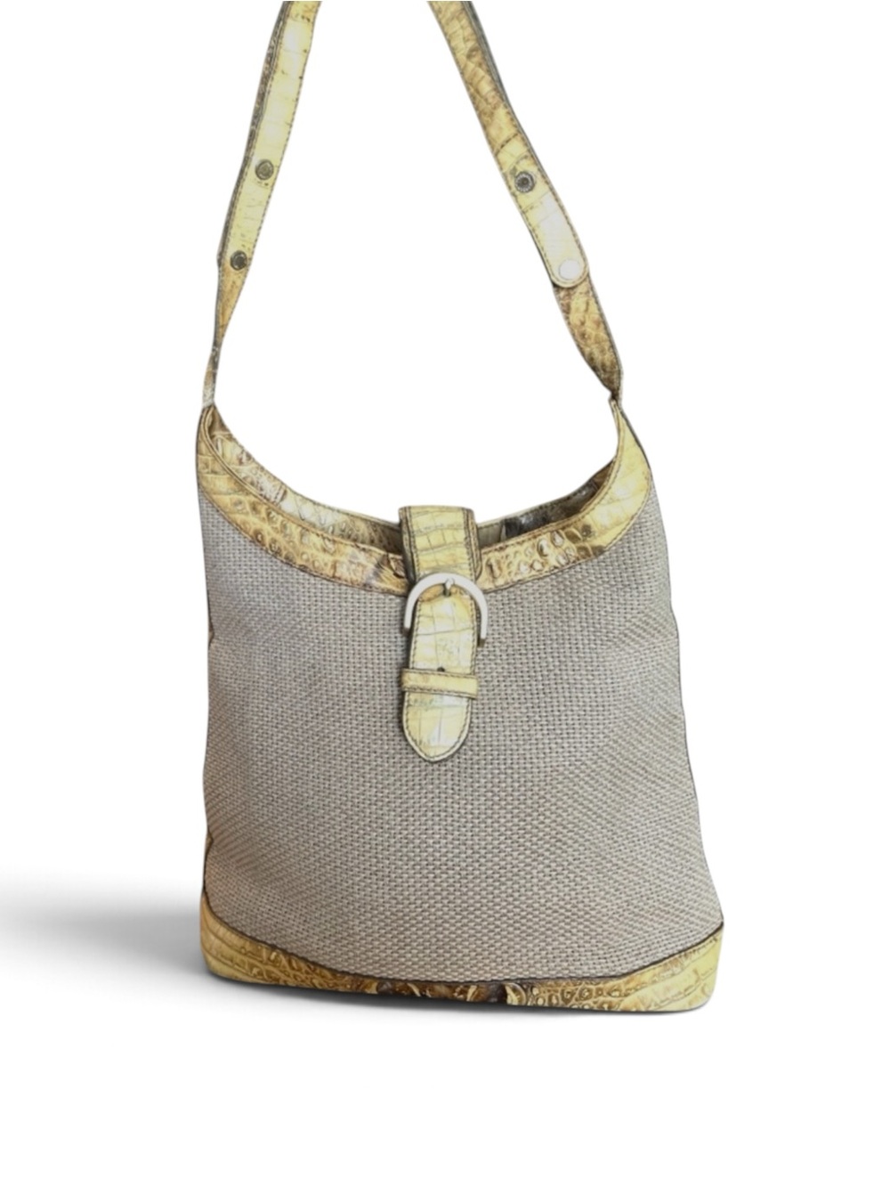 Brahmin Vintage Croc Embossed Bag